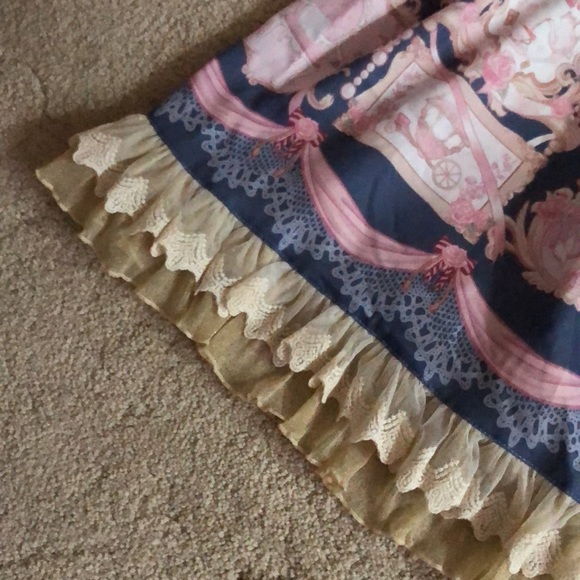 Sa Majeste La Rose Jumper Skirt Dress - Picture 6 of 12